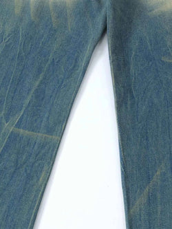 Men's Distressed Wide Leg Jeans