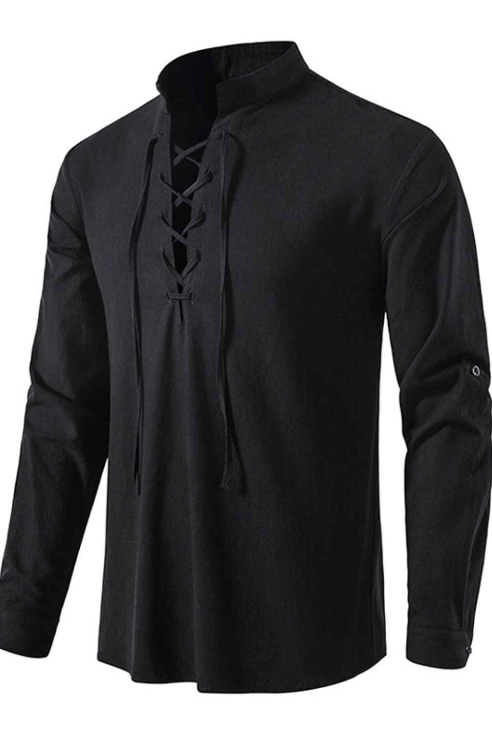 Men's Lace-Up Breezy Shirt - Damned Threads