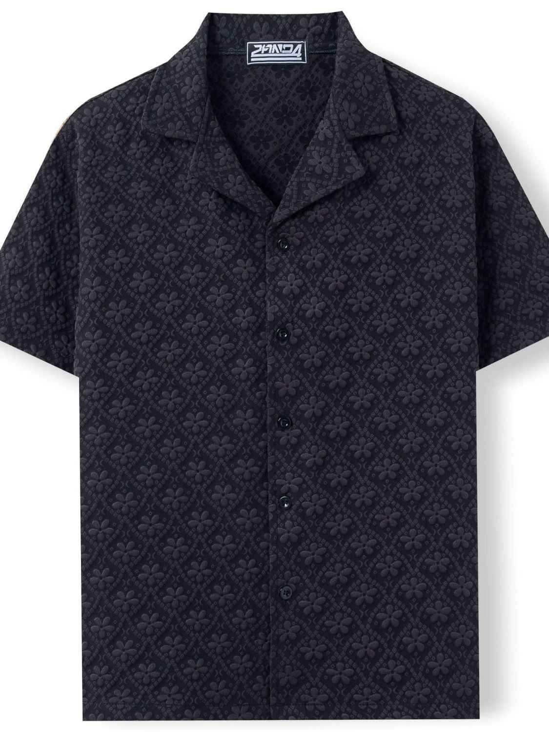 Men's Plus Size Button Down Short Sleeve Shirt
