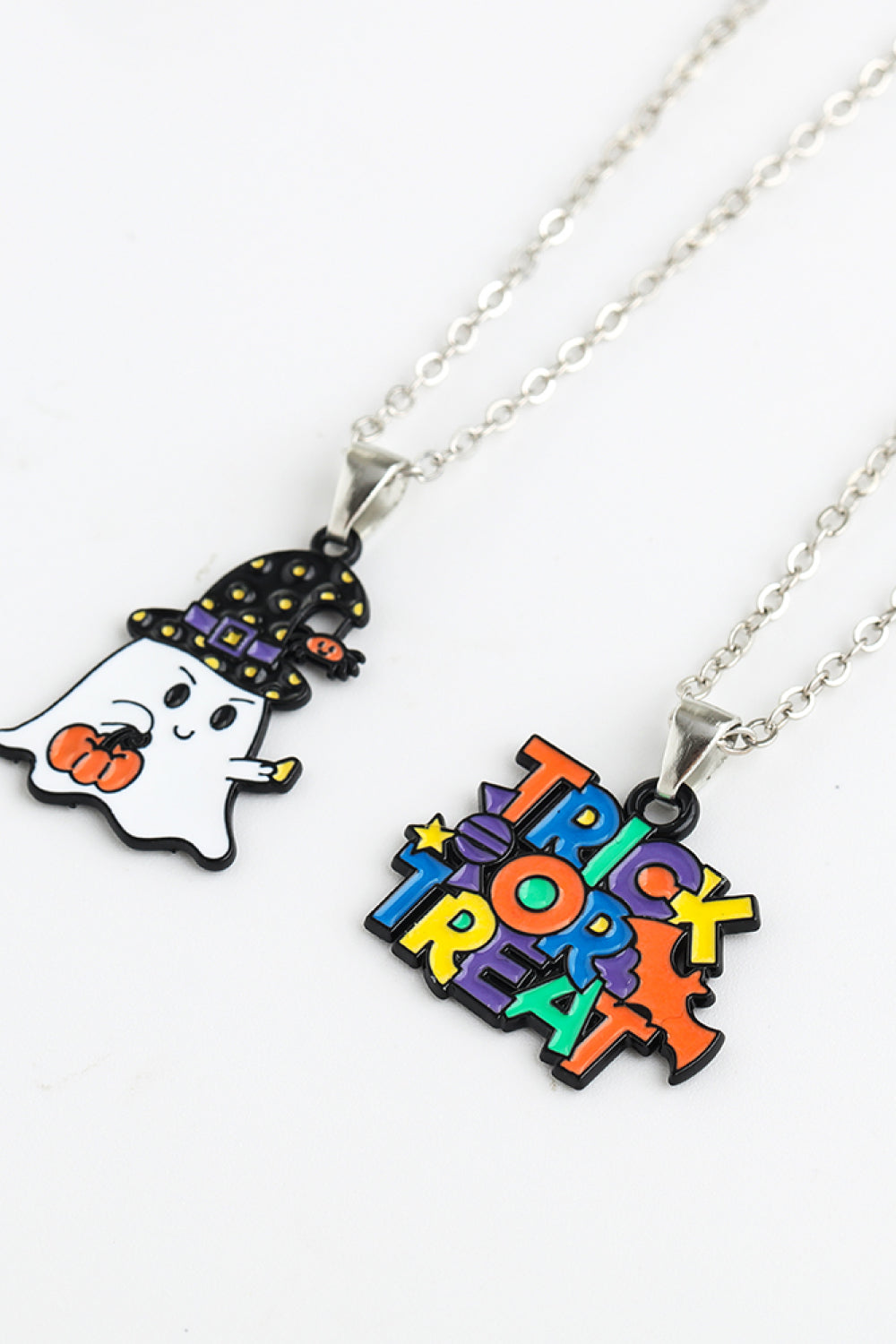 Two-Piece Halloween Theme Necklace Set - Damned Threads