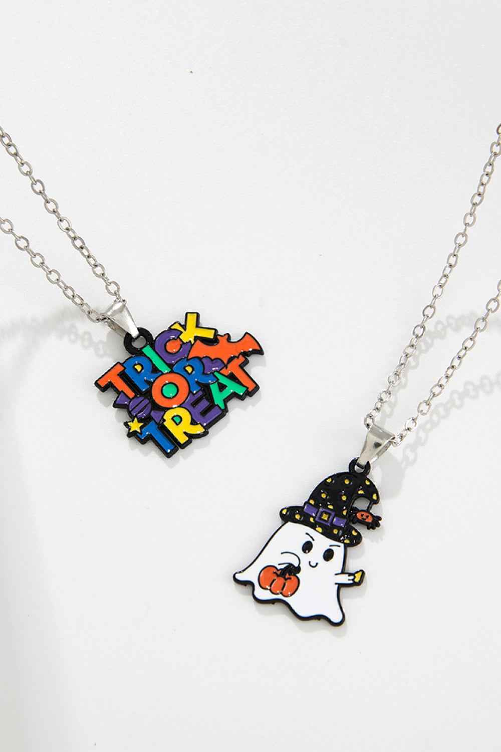 Two-Piece Halloween Theme Necklace Set - Damned Threads
