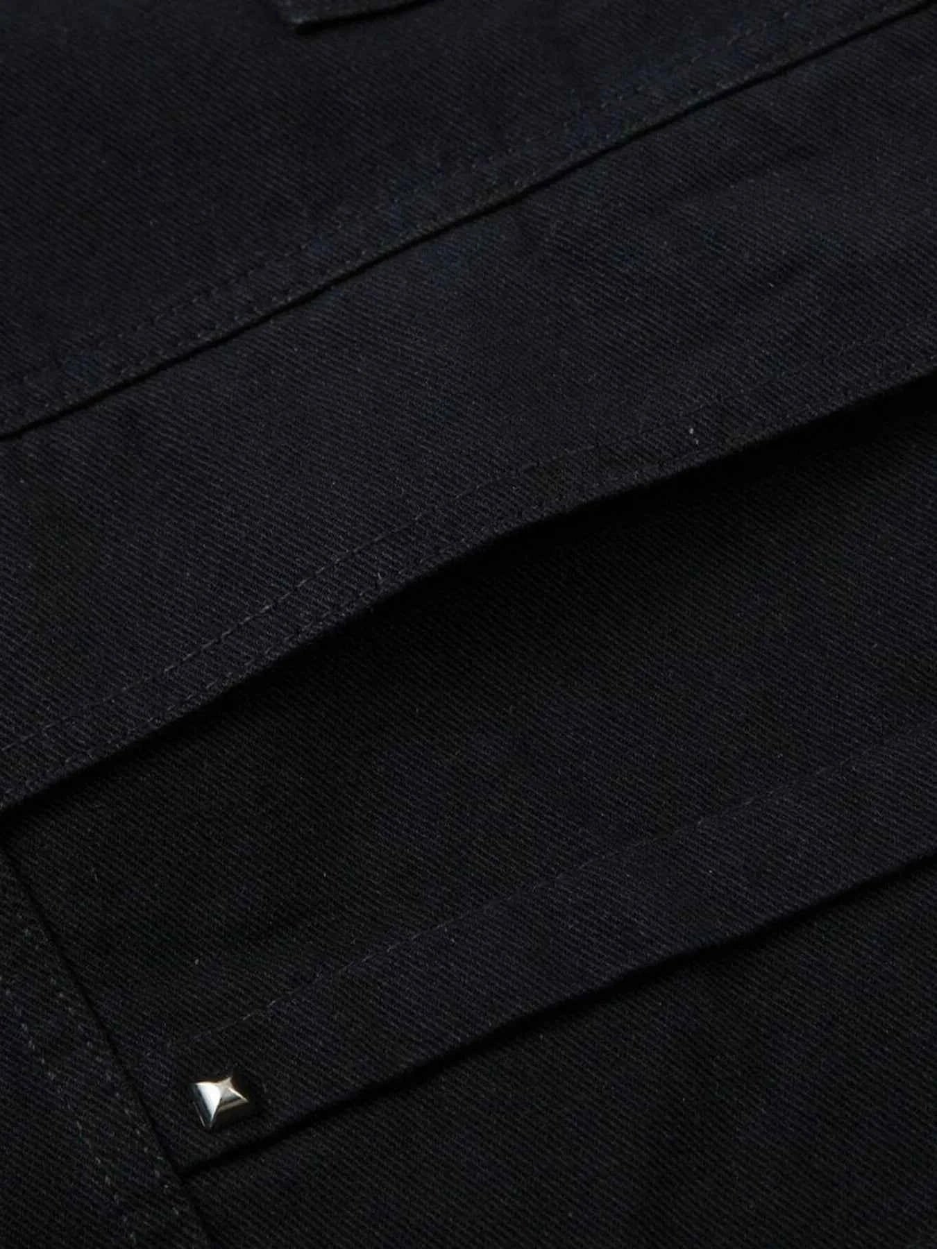 Men's Wide Leg Cargo Jeans