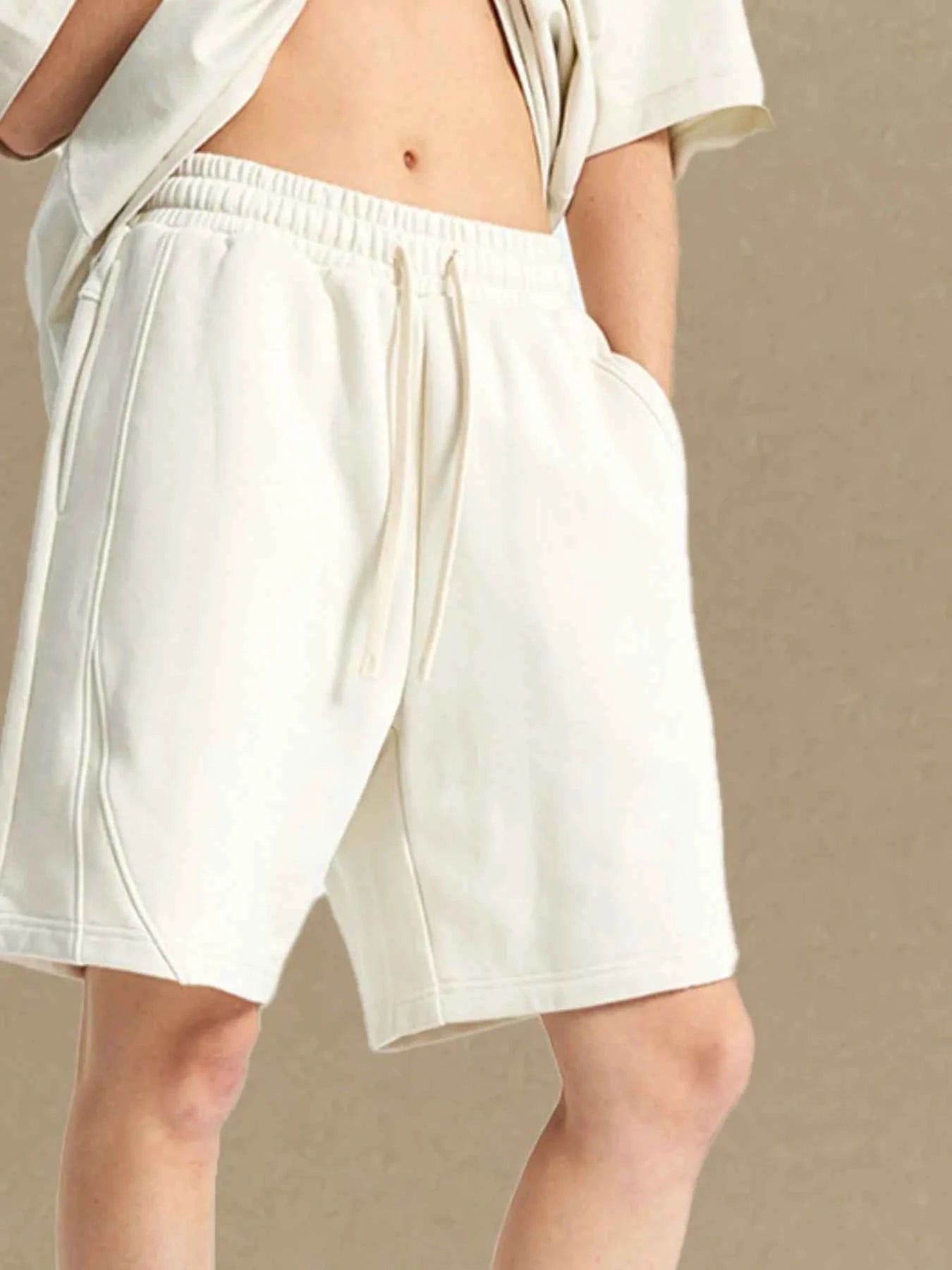 Men's Casual Elastic Waist Shorts