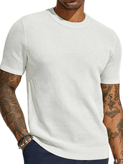 Men's Full Size Round Neck Short Sleeve T-Shirt Plus Size - Damned Threads