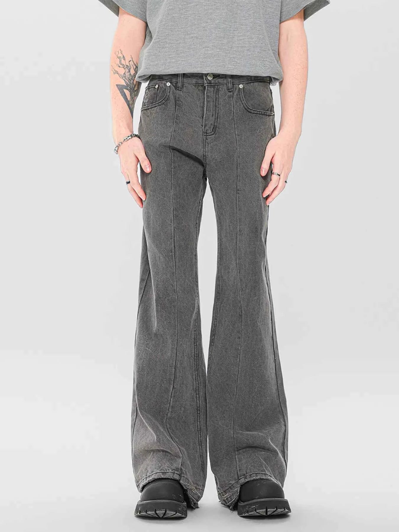 Men's High-Waisted Flare Jeans