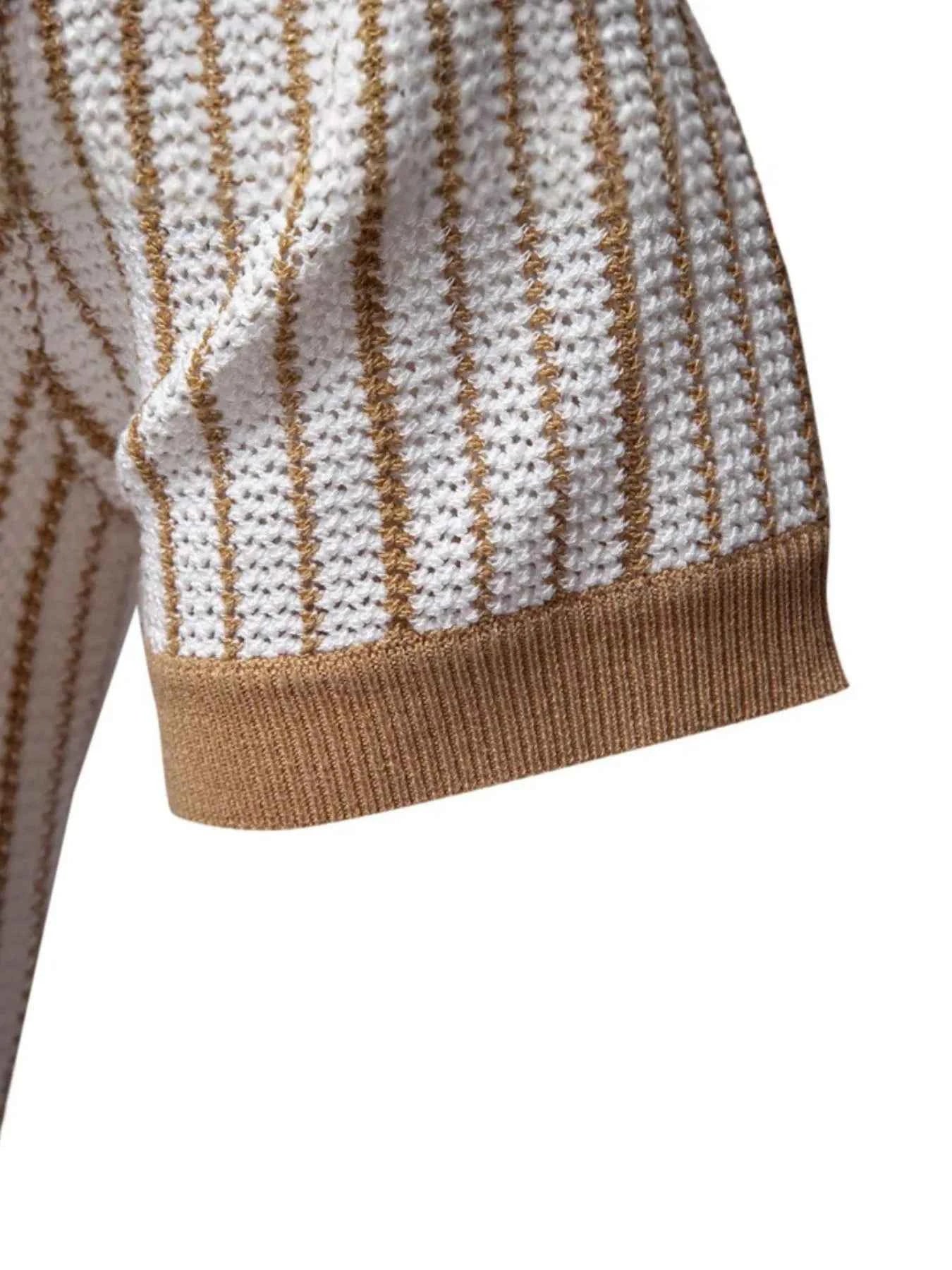 Men's Stripe Button Down Cardigan