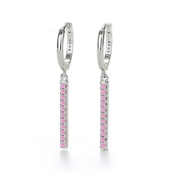 18K Gold Tassel Earrings With Rhinestone Design - Damned Threads
