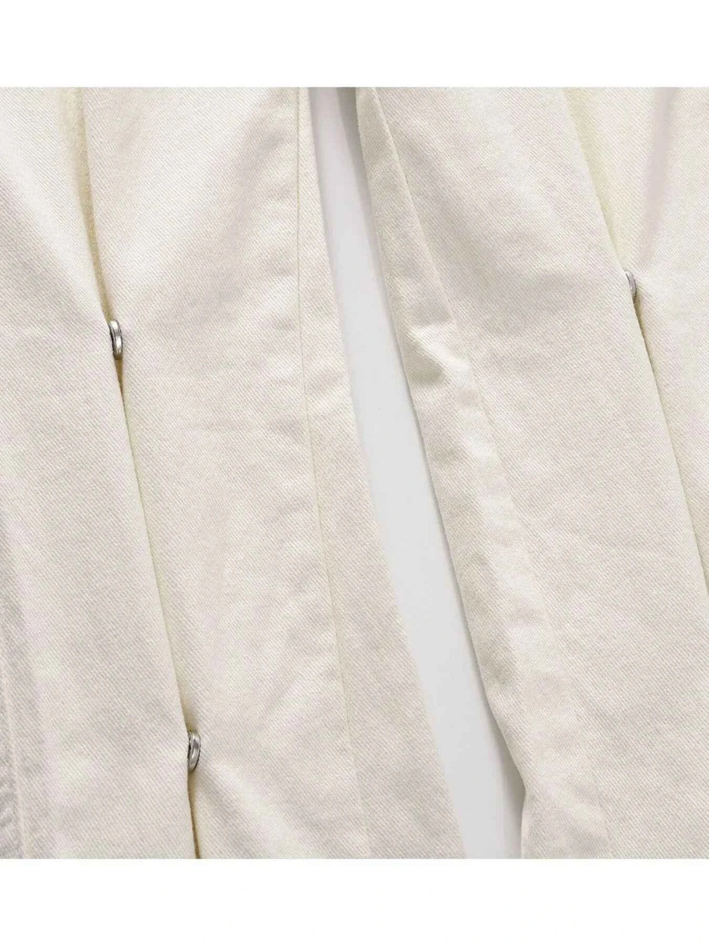 Men's Slim Straight Jeans with Snap Detail