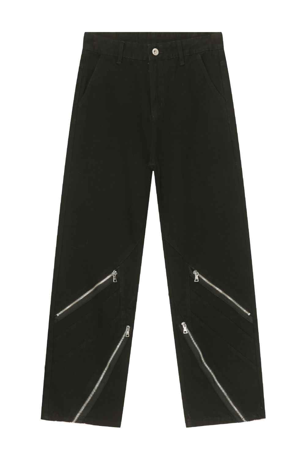 Men's Loose Fit Zip Jeans - Damned Threads