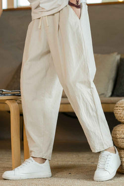 Plus Size Drawstring Pants with Pockets - Damned Threads