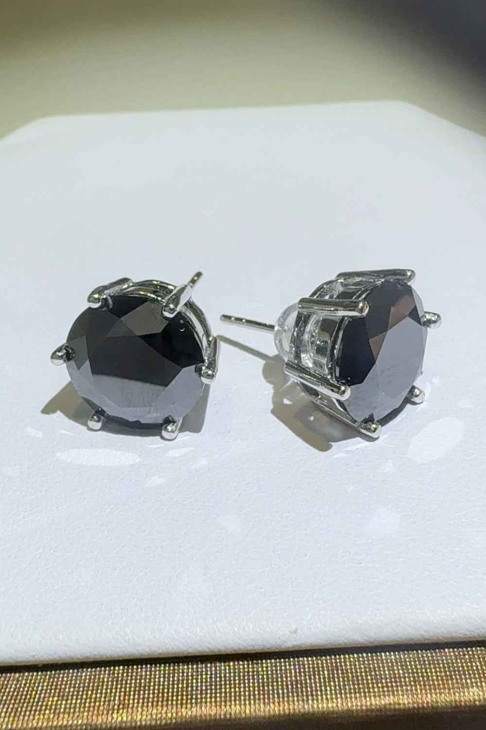 4 Carat  Moissanite 925 Sterling Silver Stud Earrings - Damned Threads