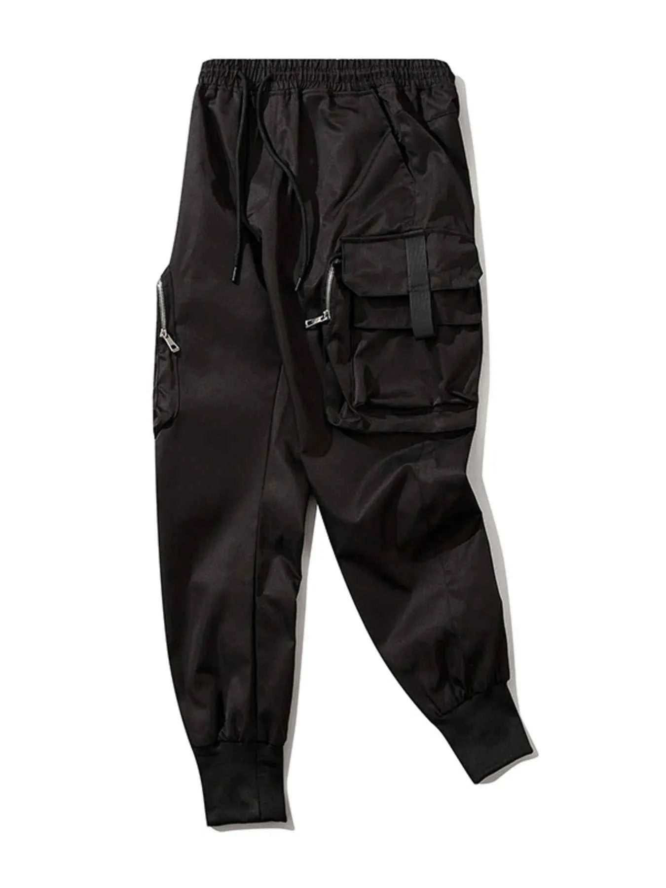 Men's Cargo Joggers with Multi-Pockets