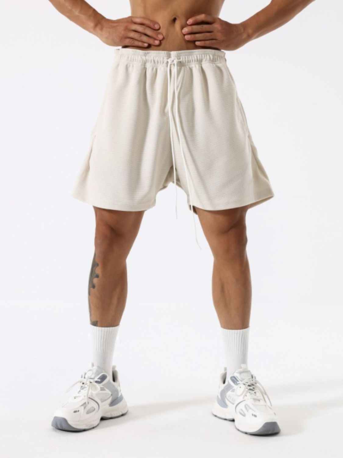 Men's Plus Size Drawstring Active Shorts - Damned Threads