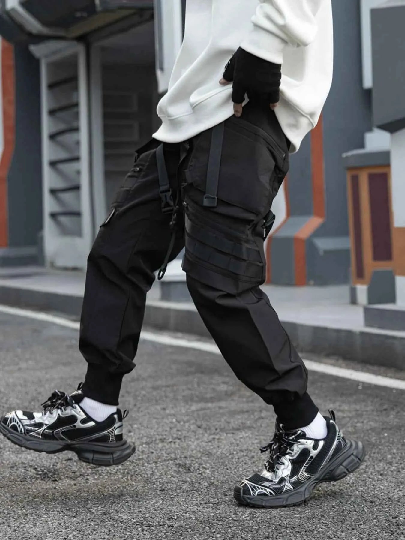 Men's Plus Size Tactical Multi-Pocket Cargo Pants