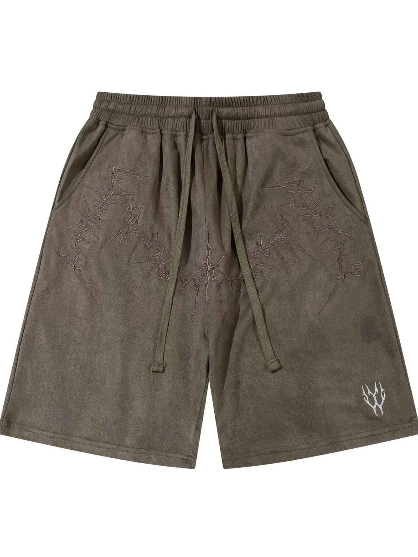 Men's Drawstring Pocketed Shorts
