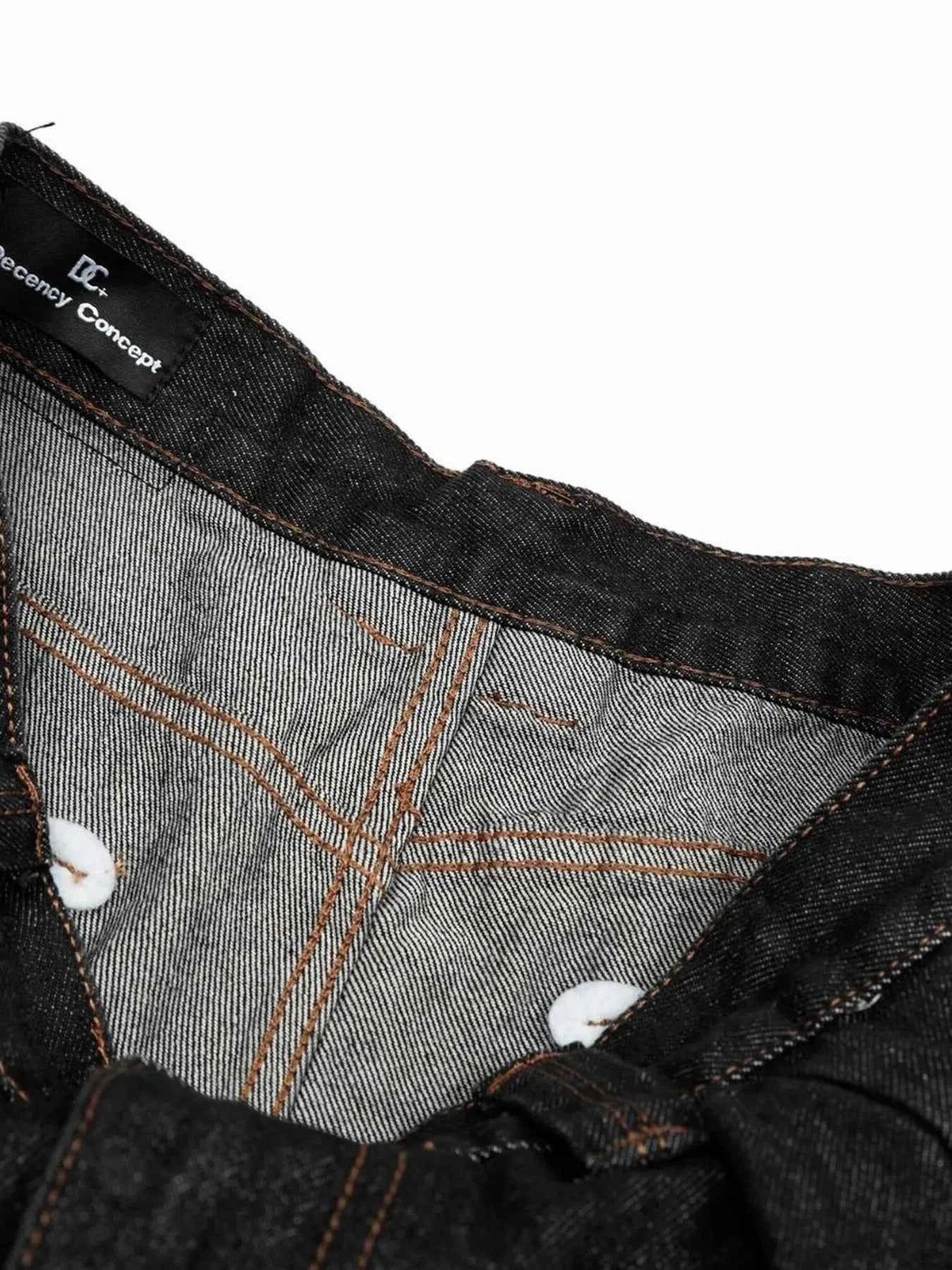 Men's Wide-Leg Baggy Denim Jeans