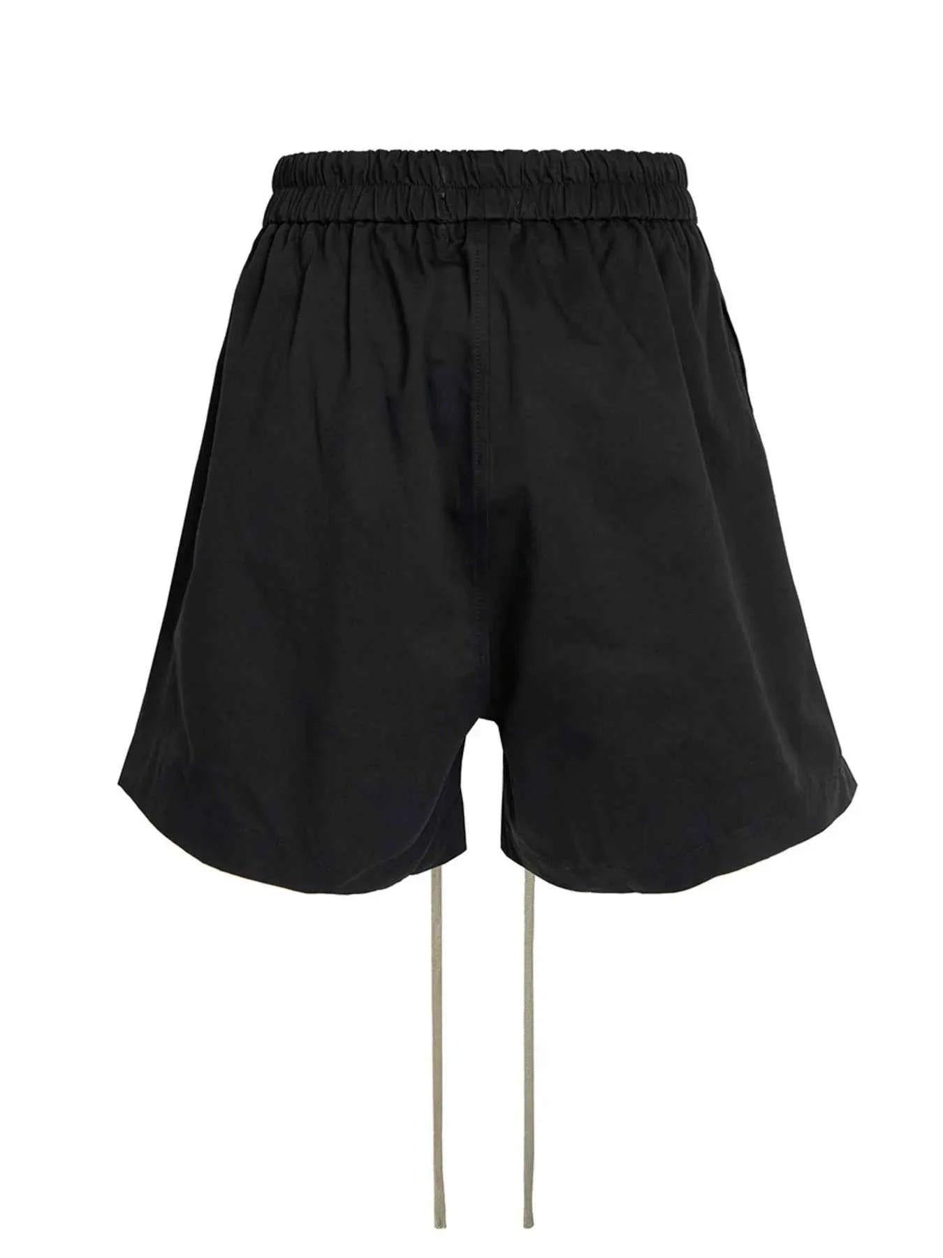 Men's Drawstring Oversized Zipper Detail Shorts