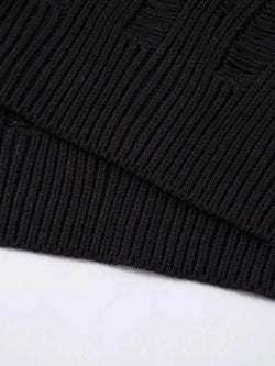 Men's Zip Up Openwork Cardigan