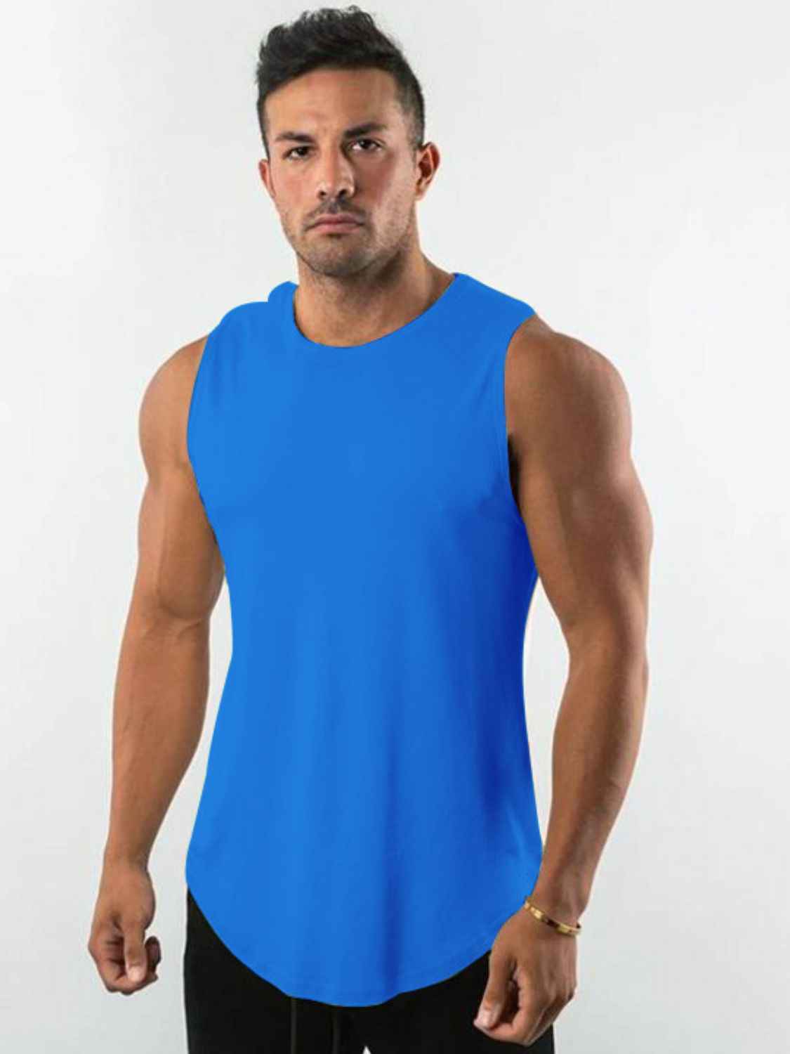 Men's Plus Size Round Neck Tank - Damned Threads