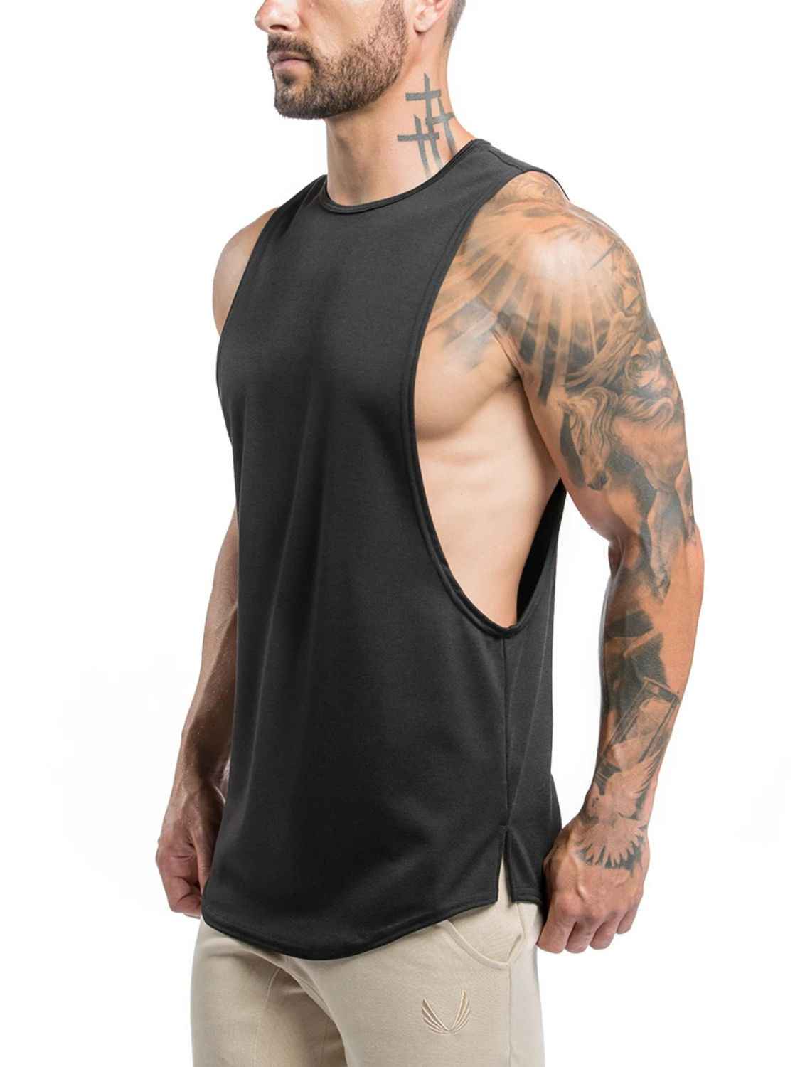Men's Plus Size Round Neck Tank - Damned Threads
