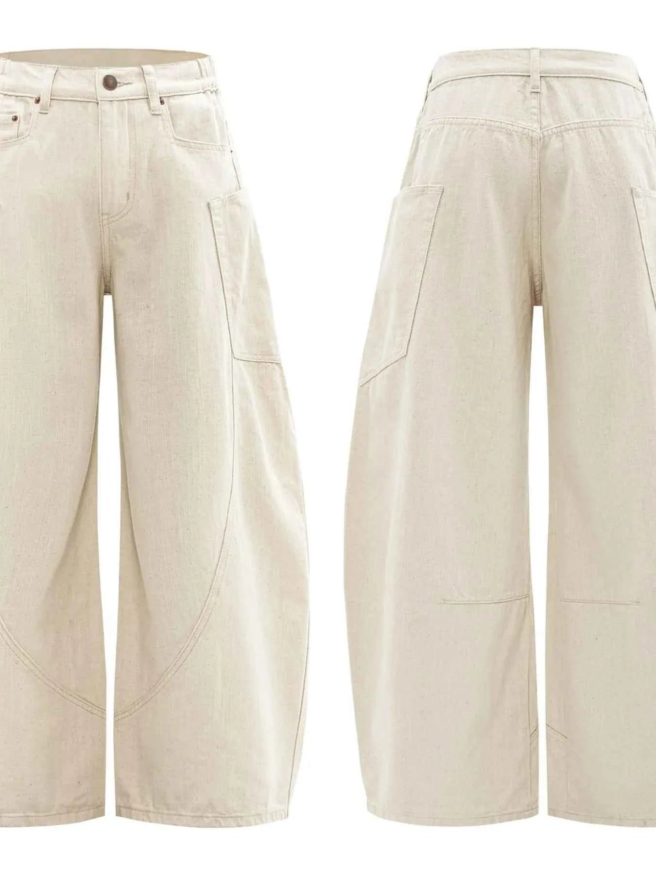 Men's Multi Pocket Curved Jeans