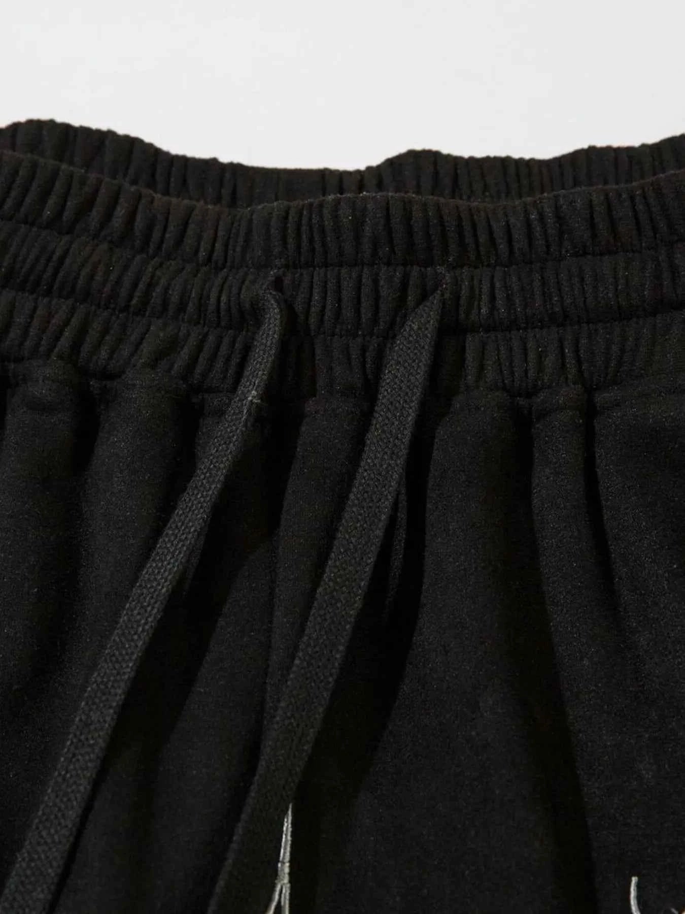 Men's Drawstring Pocketed Shorts