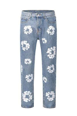 Men's Graphic Straight Leg Jeans - Damned Threads