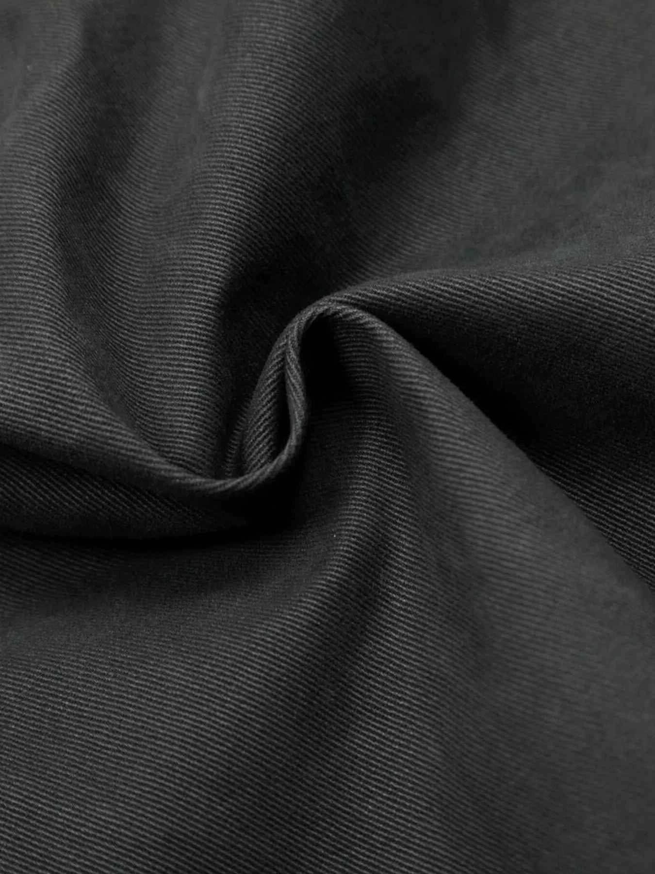 Men's Cargo Curved Pants with Multi Pockets