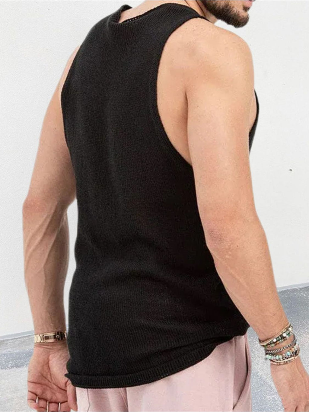 Men's Scoop Neck Knit Tank - Damned Threads