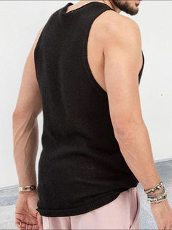 Men's Scoop Neck Knit Tank - Damned Threads