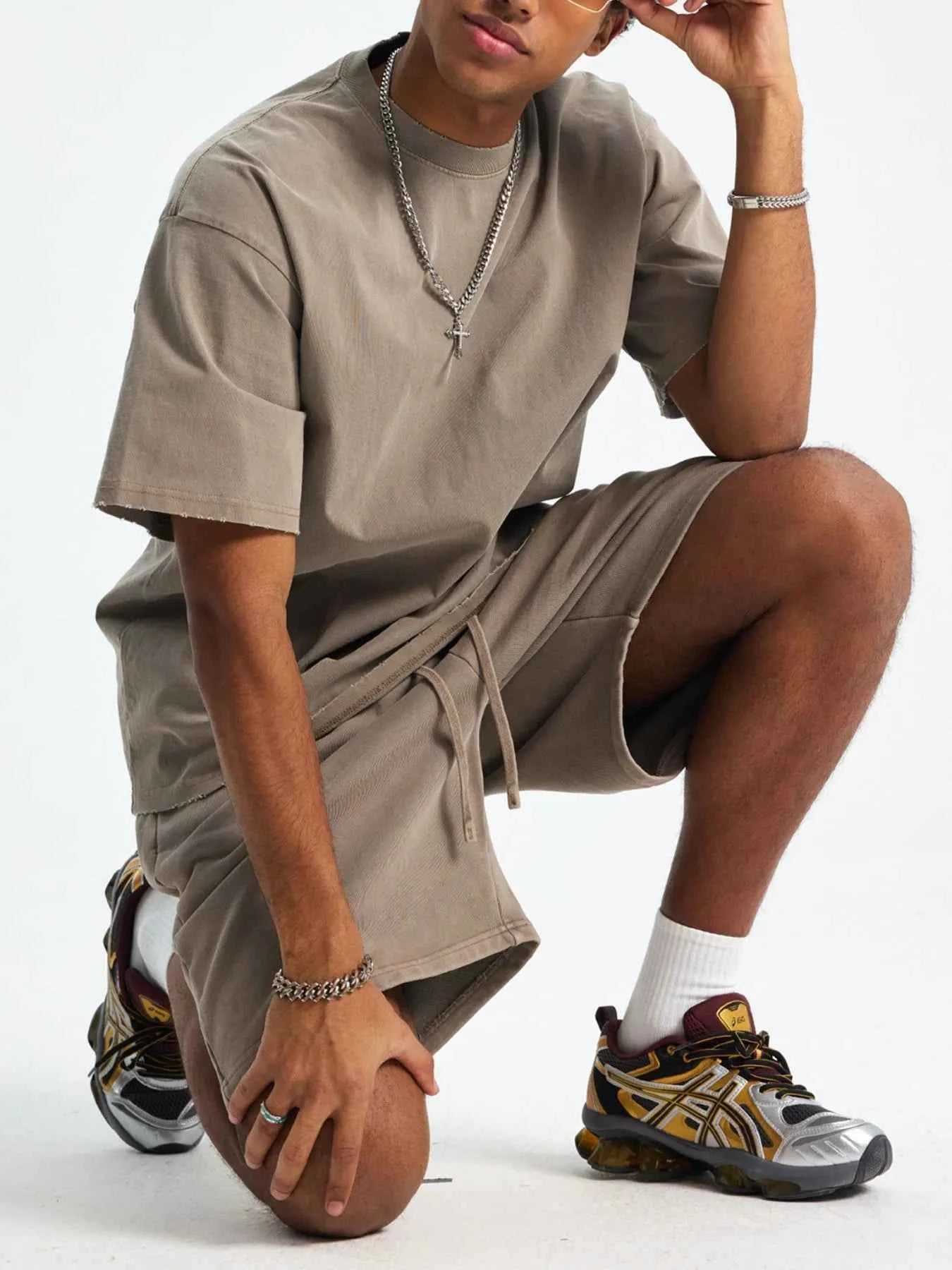 Men's Casual Oversized Cotton T-Shirt