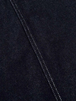 Men's High Waist Contrast Stitching Curved Jeans