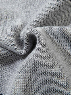 Men's Distressed Chain Detail Oversized Sweater