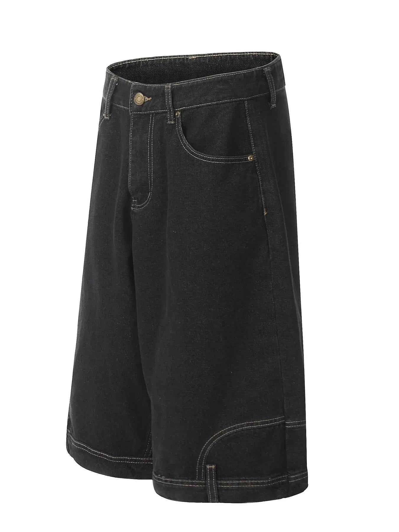 Men's Classic Loose Fit Denim Shorts