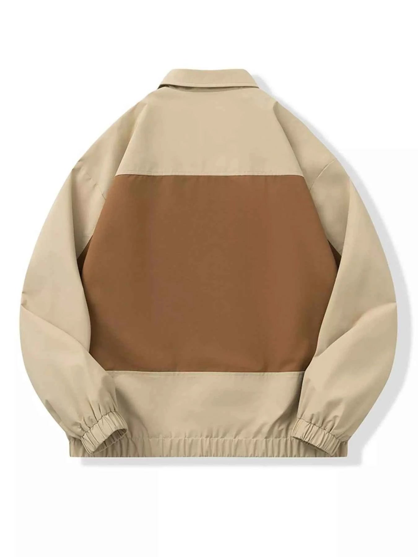 Men's Full Size Snap Down Long Sleeve Jacket Plus Size