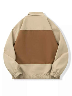 Men's Full Size Snap Down Long Sleeve Jacket Plus Size