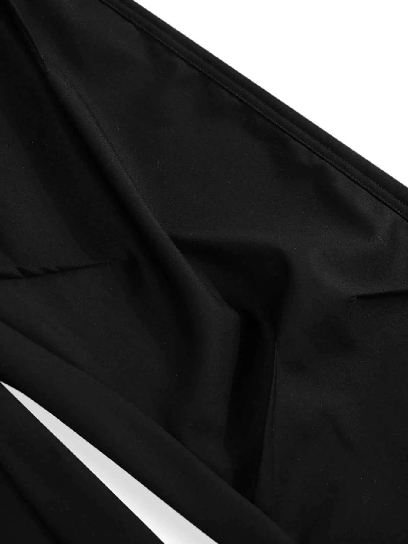 Men's Curved Pants with Relaxed Fit Design