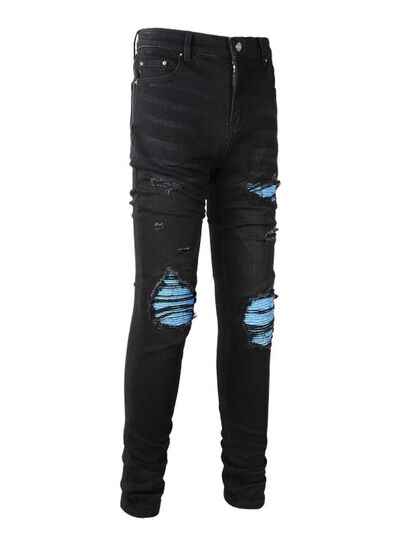 Men's Distressed Skinny Jeans - Damned Threads