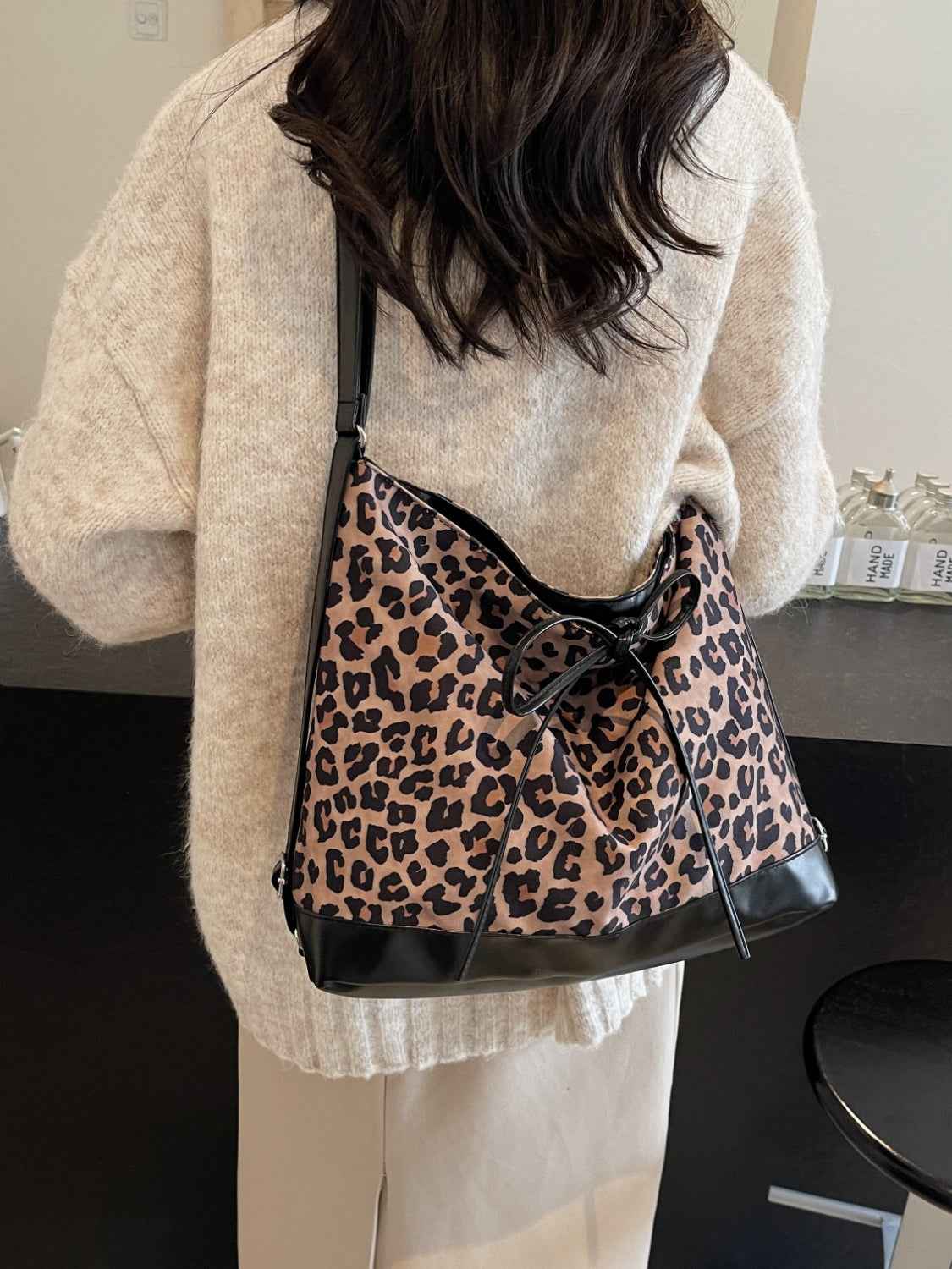 Leopard Dual Purpose Crossbody Bag - Damned Threads