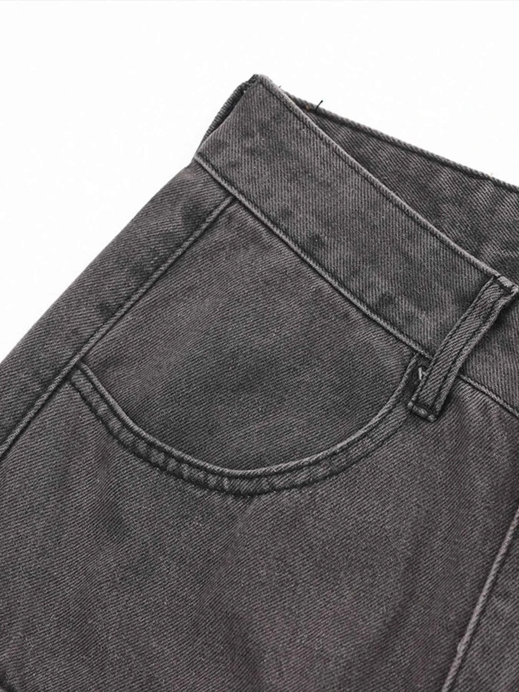 Men's Multi-Pocket Cargo Straight Jeans