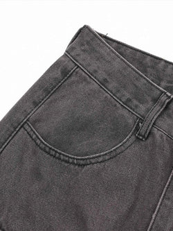 Men's Multi-Pocket Cargo Straight Jeans