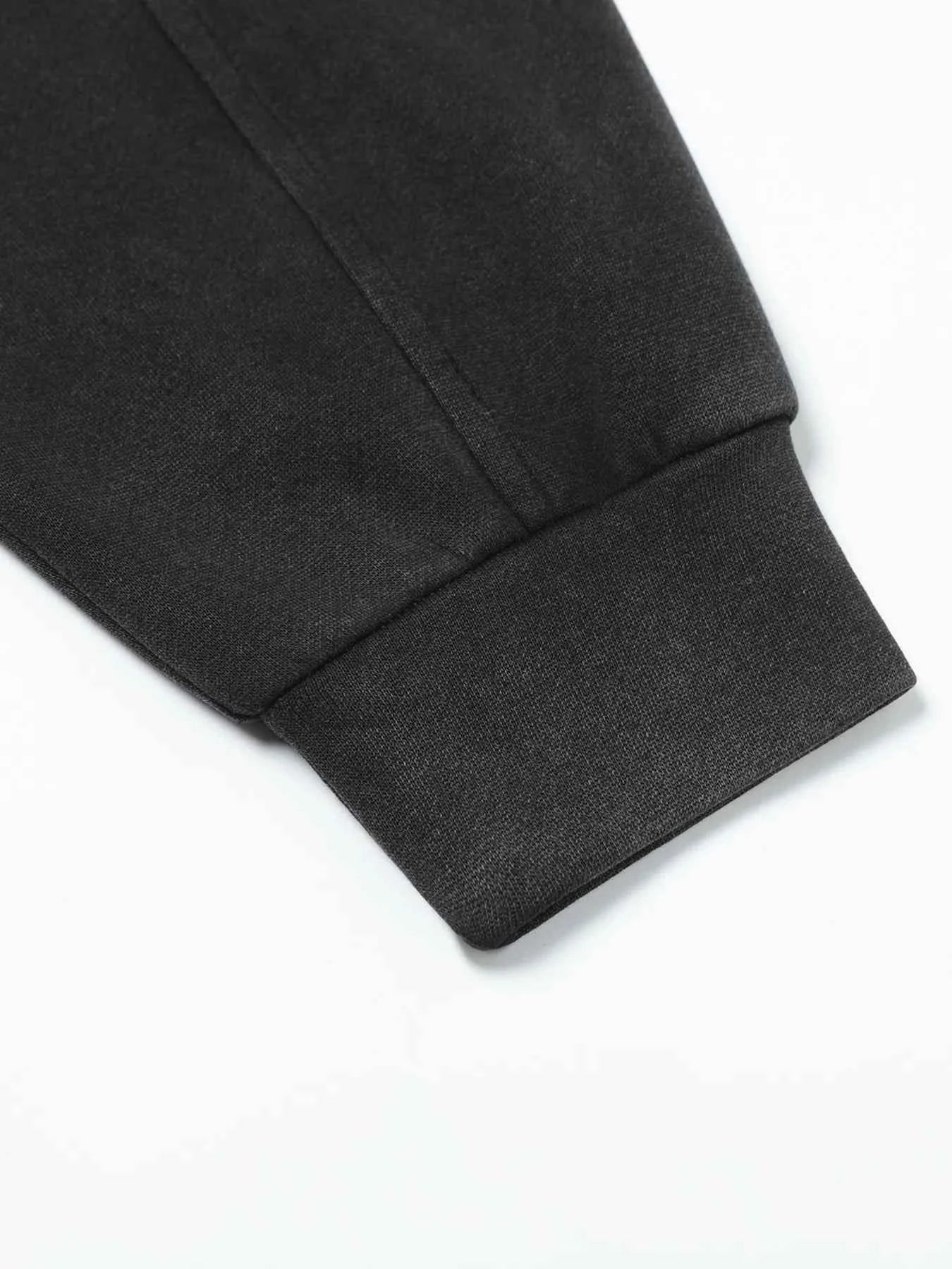 Men's Solid Color Zip Up Hoodie