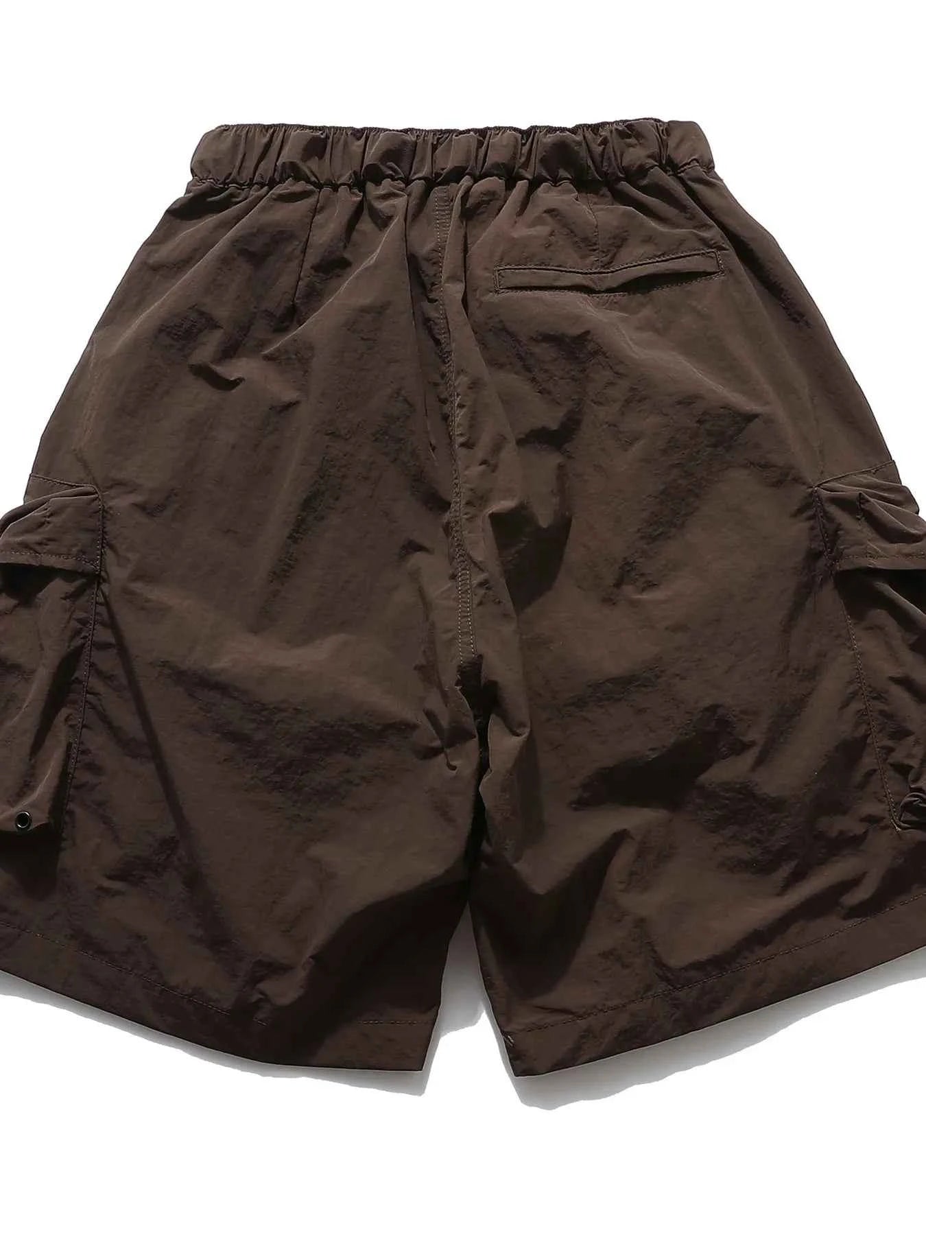 Men's Elastic Waist Cargo Shorts