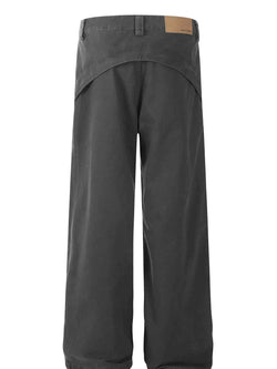 Men's Oversized Wide Leg Jeans with Multiple Pockets