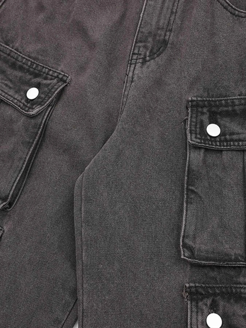 Men's Multi-Pocket Cargo Straight Jeans