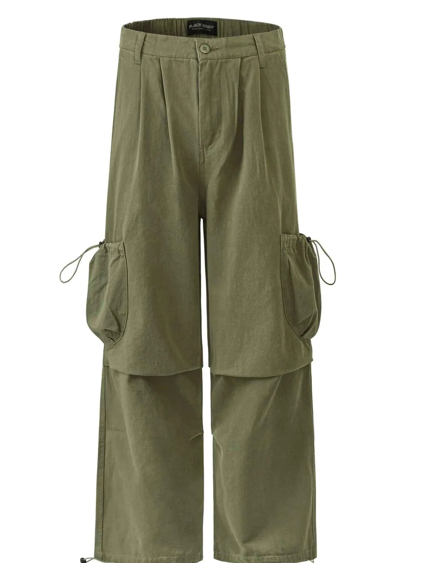 Men's Cargo Pants with Adjustable Side Pockets
