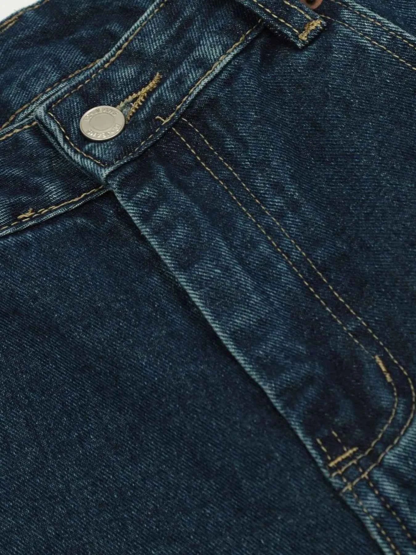 Men's Wide Leg Cargo Jeans