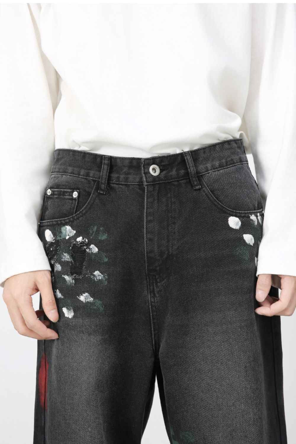 Men's Paint Loose Jeans - Damned Threads