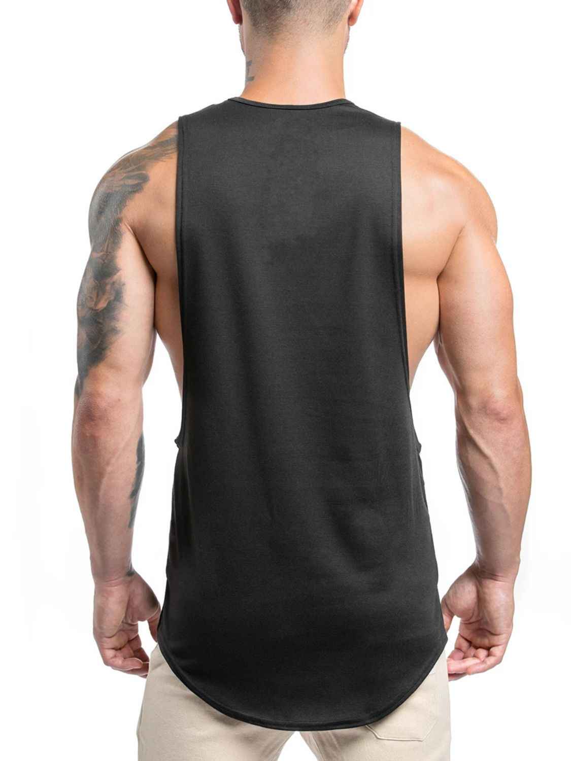 Men's Plus Size Round Neck Tank - Damned Threads