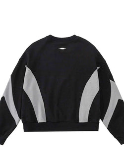Men's Color Block Crew Neck Sweatshirt